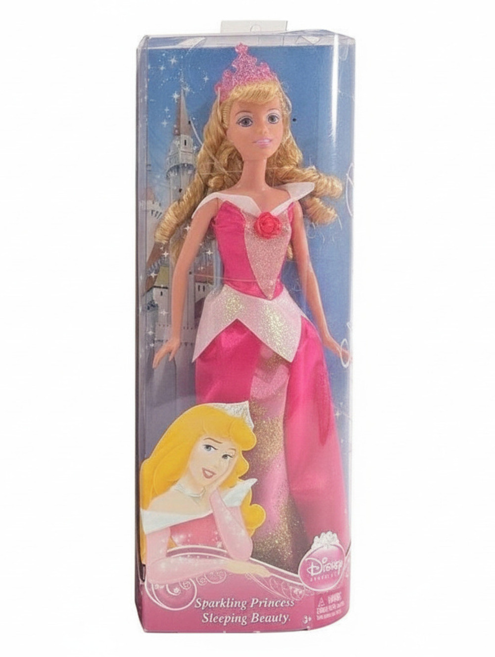 Disney Princess Sparkling Princess Doll Sleeping Beauty Barbie Doll Ages 3+